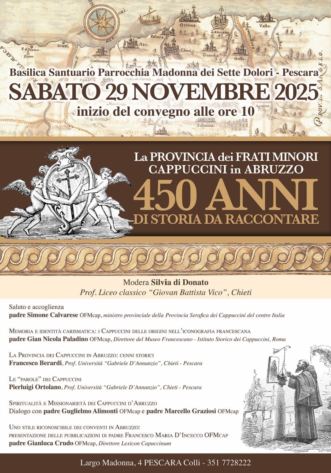 La Provincia dei Frati Minori Cappuccini in Abruzzo 450 anni di storia da raccontare